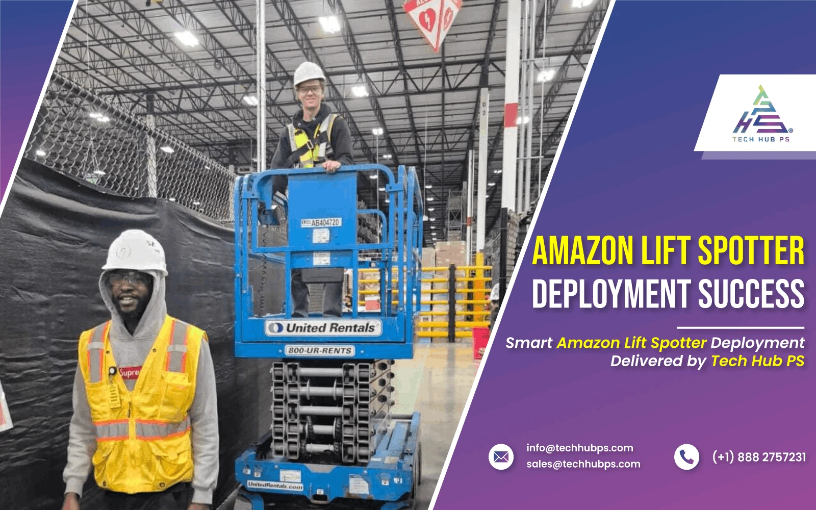 Tech Hub PS Successfully Completes Amazon Lift Spotter Project in Oklahoma