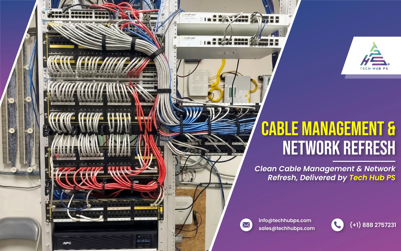 Cable Management & Network Refresh: A Tech Hub PS Success Story